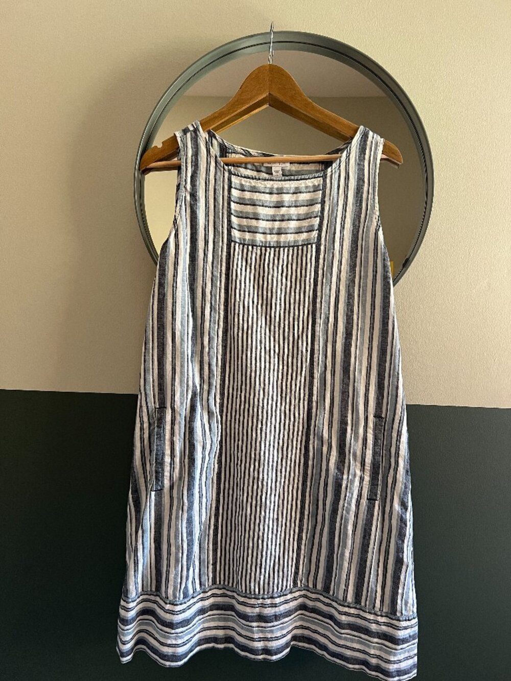 Striped Shift Dress – L – J. Jill